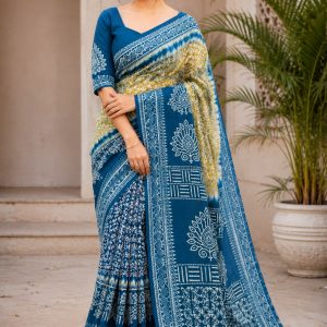 ন্যাচারাল ডাই সুতি শাড়ি  01 Flash Sale ⚡️